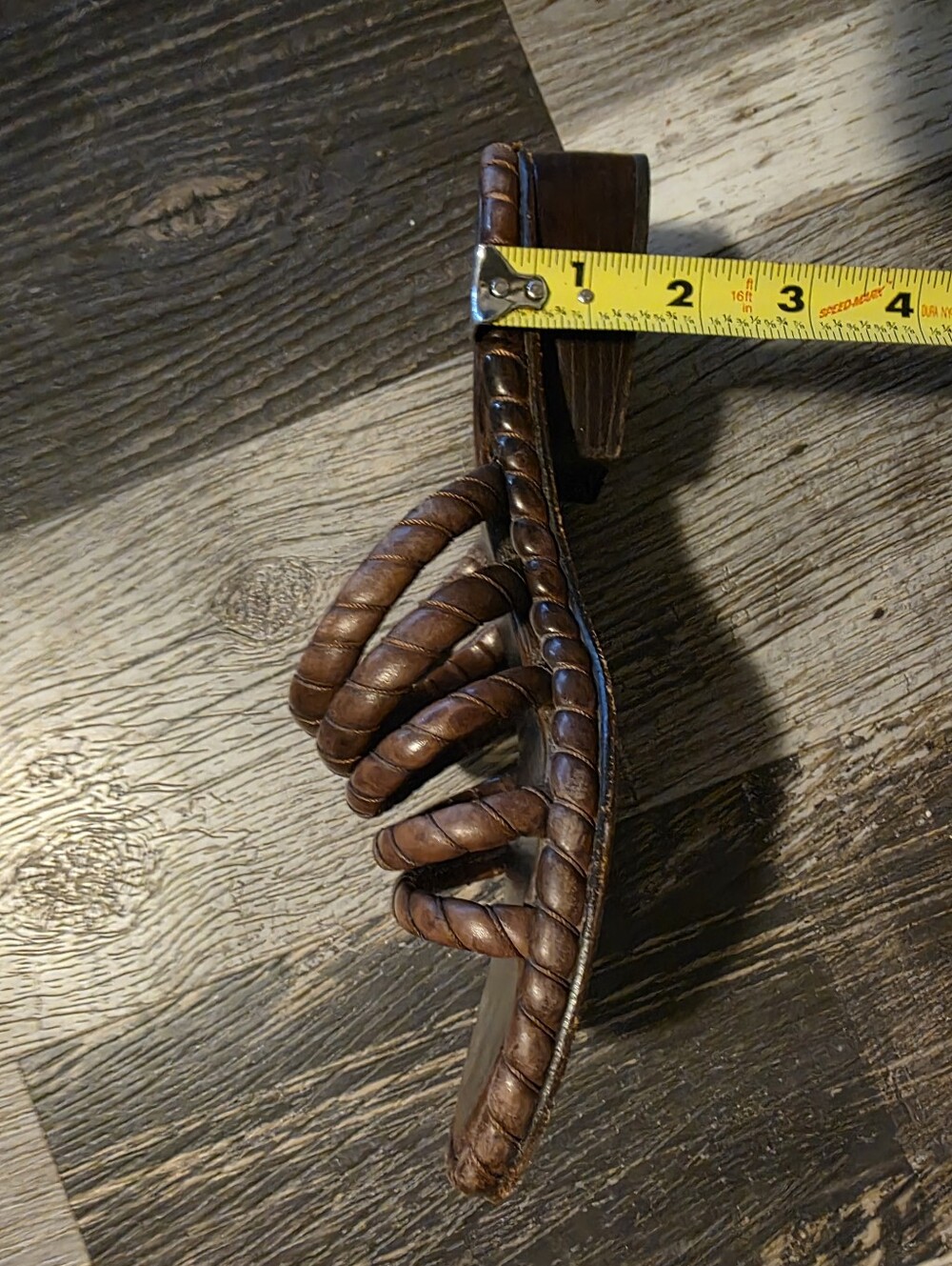 Cole Haan Braided Leather Slide Sandals - Dark Brown - Picture 5 of 6